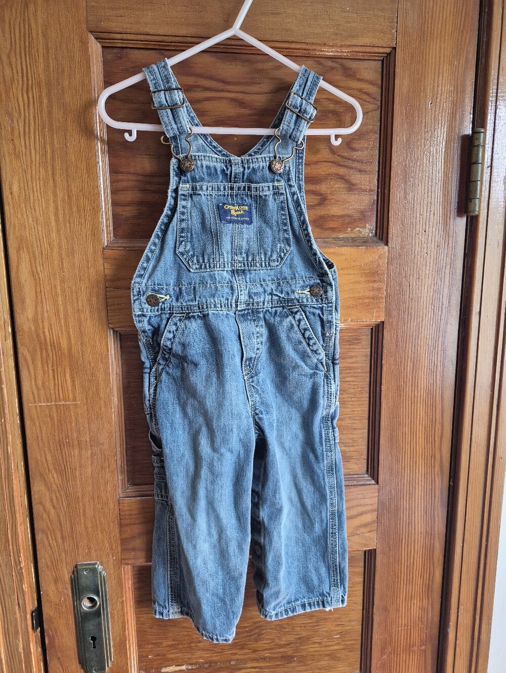 Osh Kosh 100% Cotton Denim Overalls 18 Months